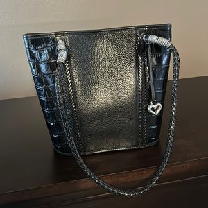 Brighton black bucket bag
